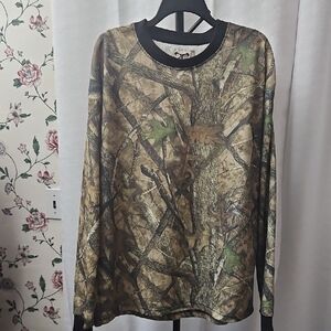 Camouflage Long Sleeve Men's Shirt